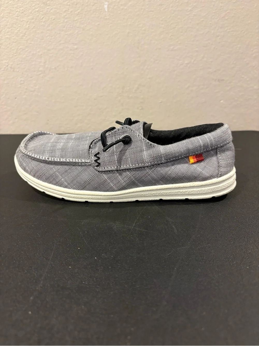 Cat & Jack Briar Slip-on Charcoal Gray (like Hey Dudes) Boat Shoe Several Sizes